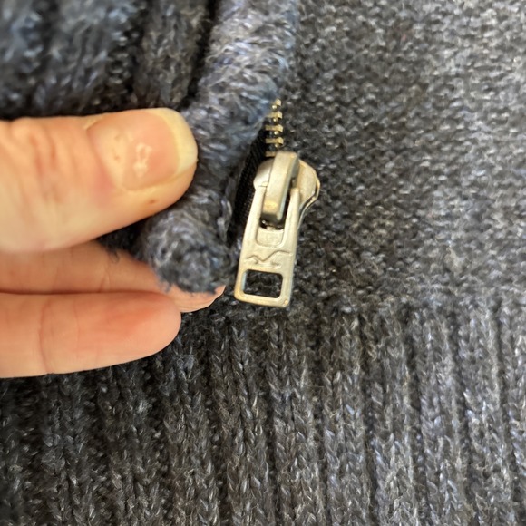 Hollister Hoodie Full Zip Sweater  Aztec Southwest Cotton Blend Pockets Y2K SZ M - Picture 10 of 10